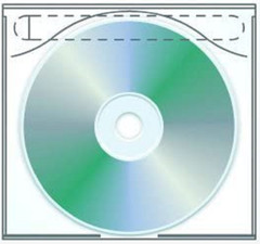 100 pcs NEW Univenture Tamper Resistant Adhesive CD DVD Sleeve 27094 FREE SHIP
