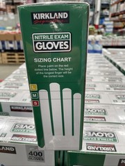 Kirkland Signature 467120 Nitrile Exam Gloves, Medium – 200 Count (2 Pack)