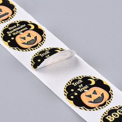 Halloween Sayings Sticker Labels 500 each per roll Great for Orders Crafts & Fun