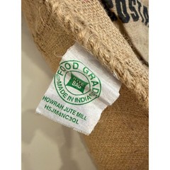 Set of 5 Costa Rica Coffee Sack Jute Burlap Cafe Bag Colorful 43”x28” JL