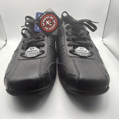 Men’s 14 Skechers WORK Slip Resistant Relaxed Fit Memory Foam Shoes Black NEW
