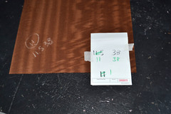 Mahogany Raw Wood Veneer Sheet 11 x 38 inches 1/42nd BLEMISHED 4669-79