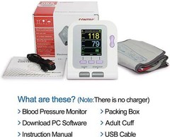 US Automatic Digital Upper Arm Blood Pressure Monitor Heart Beat Meter LCD,cuffs