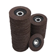 50 Pcs 4-1/2″×7/8″ 40 Grit Premium Zirconia Flap Disc Sanding Grinding Grey