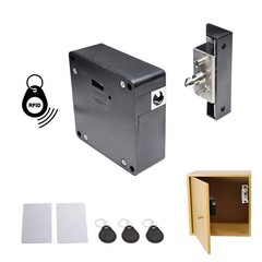Programmable RFID Hidden Cabinet Lock with DIY Installation and Key Cards