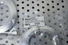 (2 sets) Kurt Lesker Vacuum Clamp – QF50-200-CS w/ SRB centering ring