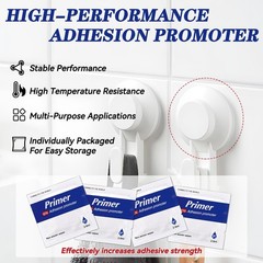 20 Pcs Adhesion Promoter for Plastic, Professional Adhesive Promoter, Metal, Pla