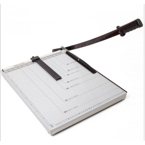Paper Trimmer 18″ x 15″ Guillotine Blade Paper Cutter Multiuse for Home & Office
