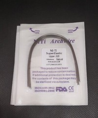Dental Orthodontic Super Elastic Wire Niti Round Arcos Arch Wires Natural Form