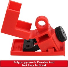 Circuit Breaker Lockout Device 120-277V Clamp-On Single Pole Lockout Kit OSHA