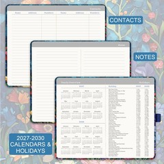 2027-2029 Pocket Planner Calendar 3 Year Monthly 6.3 x 3.7 Inner Pen Holder