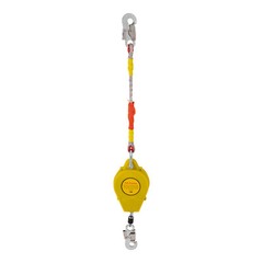 23ft Self Retracting Lifeline Lanyard Fall Arrester Protection+Hook Rope 330lbs