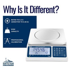 Counting Scale 30 kg x 0.5 g Industrial Digital Parts Inventory Scale Units g