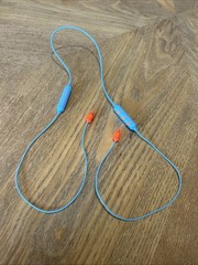 Plugfones Wireless BasicPro Bluetooth, Earplugs, Headphones! Blue Orange MISSING
