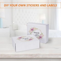Versatile White Corrugated Cardboard Boxes 12x10x4 – Eco-Friendly 15-Pack