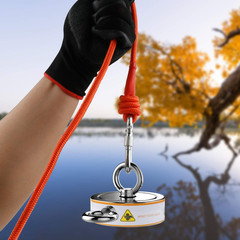 2600LBS Double Side Magnet Fishing Kit with Case, Magnet for Fishing & Treasure