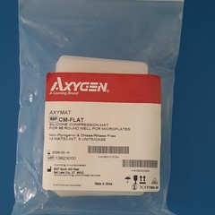 Axygen CM-FLAT Slicone 96 Round Well Compression Mat for PCR Microplates 10/pack