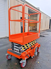 2020 Open Box 5 STAR 16 FEET MAX LIFT ELECTRIC SCISSOR LIFT MAN LIFT