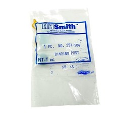 Abbatron HH Smith 257-104 Insulated Binding Post Gold Plated Brass, Green