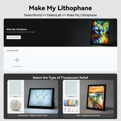 4PCS CMYK Lithophane LED Backlight Board Kit Compatible with Bambu Lab A1/A1 Min