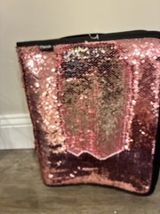 2000s Mead Five-Star Planner Pink Silver Silver 3 Ring Zipper Nylon Binder
