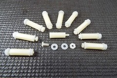 x10 STANDOFF #4-40″ x 3/4″ LONG 1/4″ HEX NUT & WASHER FEMALE MALE NYLON ESSENTRA
