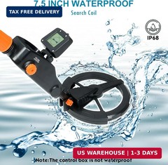 Metal Detector for Kids, Lightweight & Waterproof with 7.5 Inch Search Coil, Int