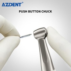 AZDENT Dental 1:1 Slow Low Speed Contra Angle Push Button Handpiece