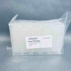 Azzota Deep Well Microplate V-Bottom 96 Well 2 ml Sterile Total of 25 Plates