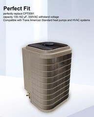 Start Capacitor 135 162 Uf MFD 330VAC Dual Run Circular Trane American Standard