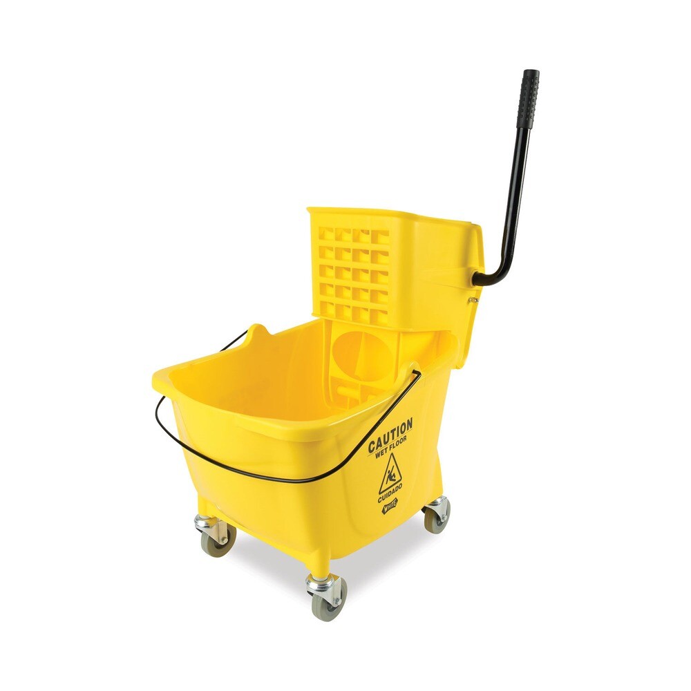 Boardwalk 2635COMBOYEL 8.75 gal. Pro-Pac Side-Squeeze Wringer/Bucket Combo New