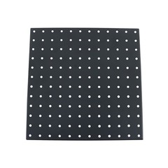 4 Pack 12″x12″ Black Metal Pegboard Panels Heavy Duty Pegboard Wall Organizer