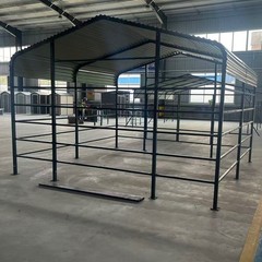 13x20FT Metal Livestock Shelter Heavy Duty Steel Barn for Horse Cattle Free Ship