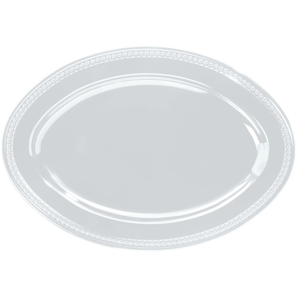 Elite Venetian Square Plate White 13″L x 13″W x 3/4″H, 40755