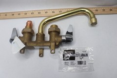 Glacier Bay 2 Handle Laundry Faucet Rough Brass 238 178