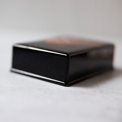 Vintage Lacquer Mount Fuji Cherry Blossom Business Card Holder Japan W/ Box