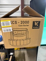 NEW Kolibri model KCS-2000 Professional USD Coin Sorter Counter Wrapper Machine