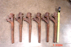 6 JOHN DEERE INTERNATIONAL HARVESTER PLANTER GRAIN DRILL GRASS SEED TUBE DEERING