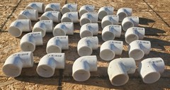 Charlotte PVC 90° Elbow D2466 Schedule 40 Pipe Fittings #406-010 Lot of 28