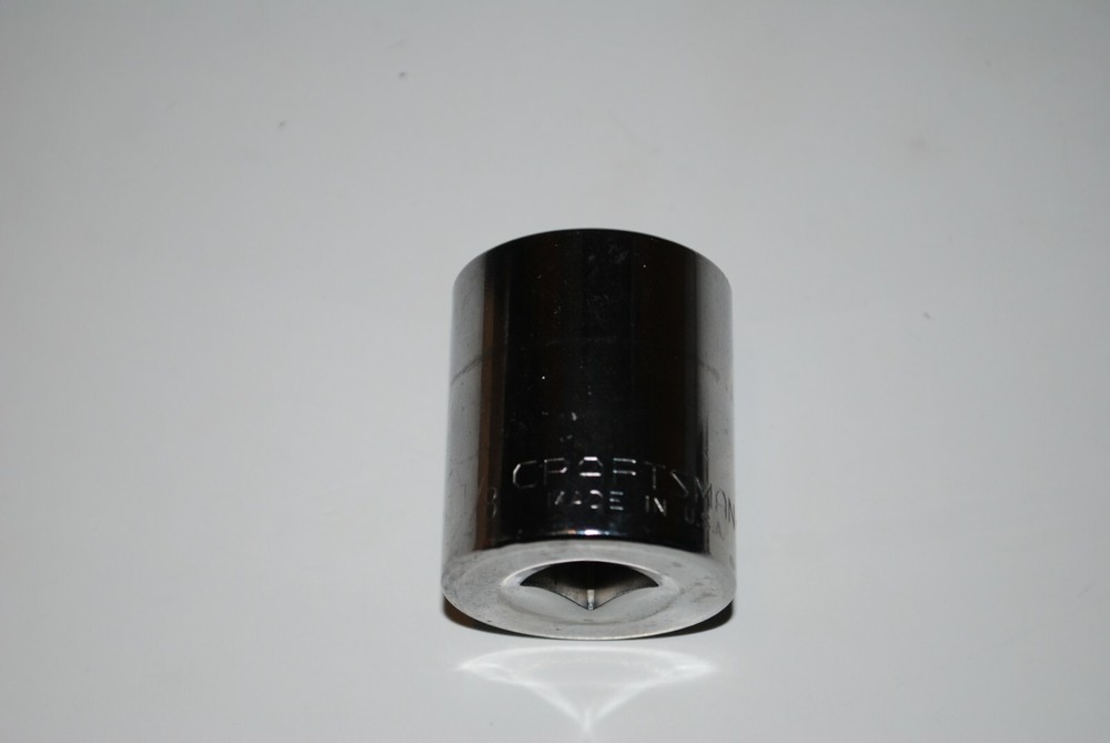 Craftsman Industrial 1-1/8” 12-pt 1/2″ Drive Socket. Made in USA