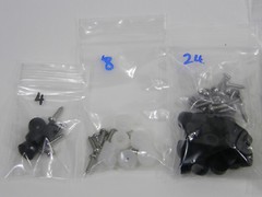 Extra Small 3/8″ DIA Rubber Bumpers with Stainless Steel Screws (Black or Clear)