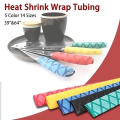 Versatile X-Tube Heat Shrink Tubing – 39″ & 64″ Long for Fishing Rods and More