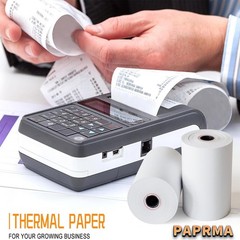 2 1/4” x 85′ Thermal Receipt Paper 50 Rolls, PAPRMA POS Paper Cash Register …