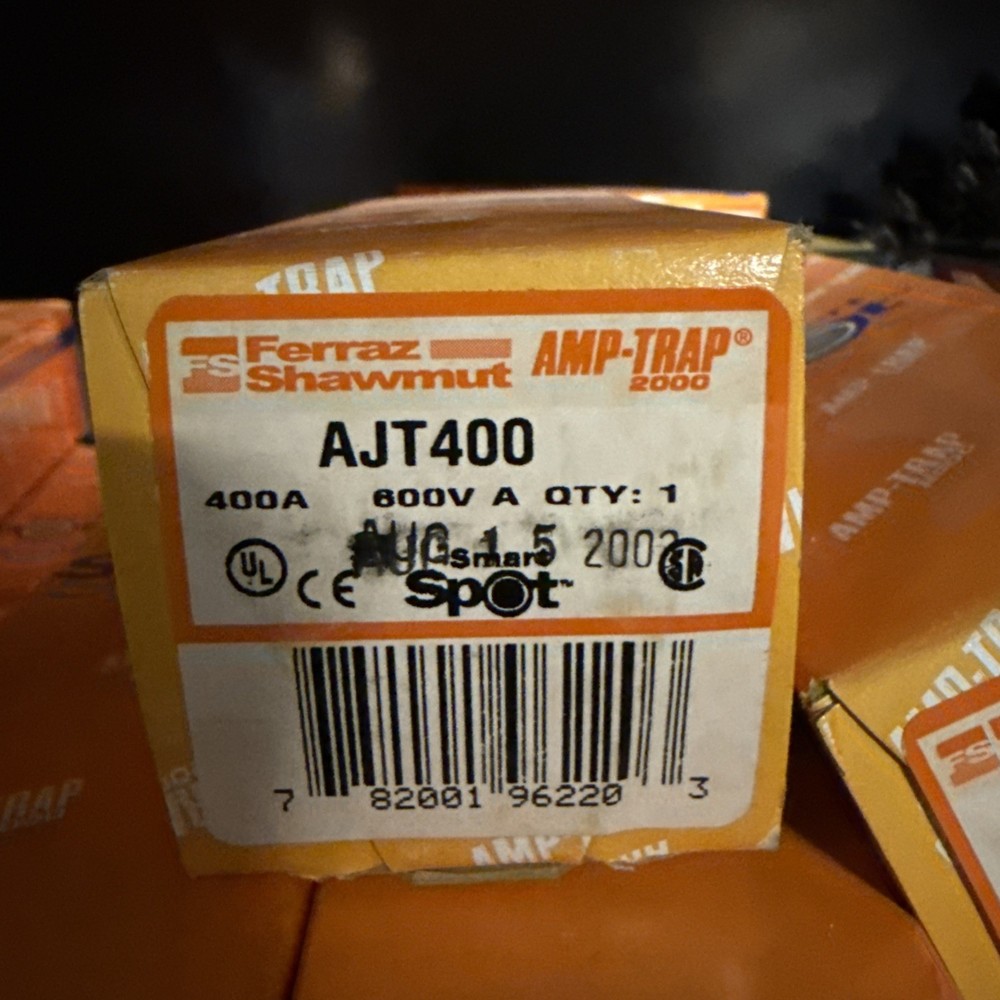 Ferraz Shawmut AJT400 Time Delay Fuse Class J 600V 400A