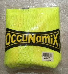 OCCUNOMIX Class E High-Vis Two-Tone Mesh Pants – ECO-TEM2T, Yellow, New Sealed