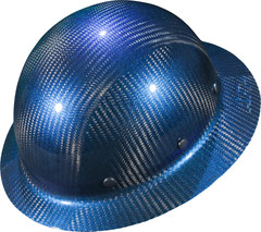 AFP Fiber Full Brim Hard Hat & 6 Point Ratchet Suspension Includes FREE WOLF Cap
