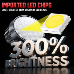 6.5” Oval LED work Light Flood Tractor Lamp for Deere 7020-7030, 8030T