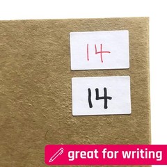 4000 Pieces, 0.75″ x 0.3″ – Small Price Stickers, White Pricing Labels | Small L