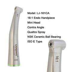 Dental 16:1 Endodontic Contra Angle Handpiece Mini fits Anthogyr NSK Dentsply