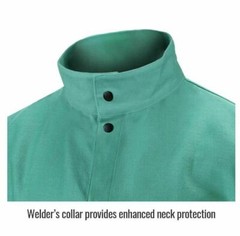 NEW Revco Black Stallion F9-30C 9oz. 30″ Cotton FR Green Welding Jacket S-5XL